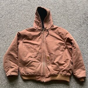 Carhartt Men's Loose Fit Firm Duck Insulated Flannel-Lined Active Jacket 3XL Reg